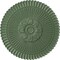 Ekena Millwork Nexus Ceiling Medallion (Fits Canopies up to 2 3/4"), Hand-Painted Athenian Green, 30"OD x 1 1/4"P CM30NEAGF - alternate 1